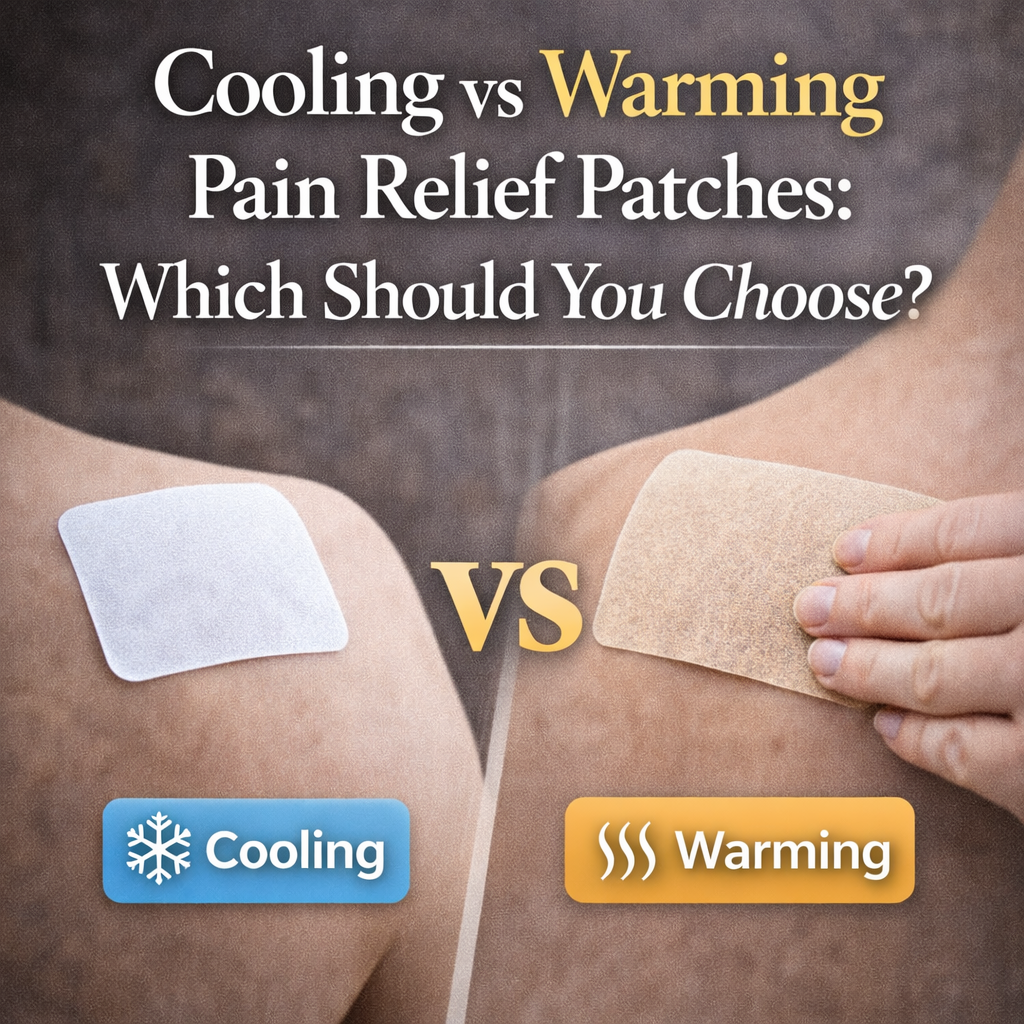 cooling vs warming pain relief patches uk