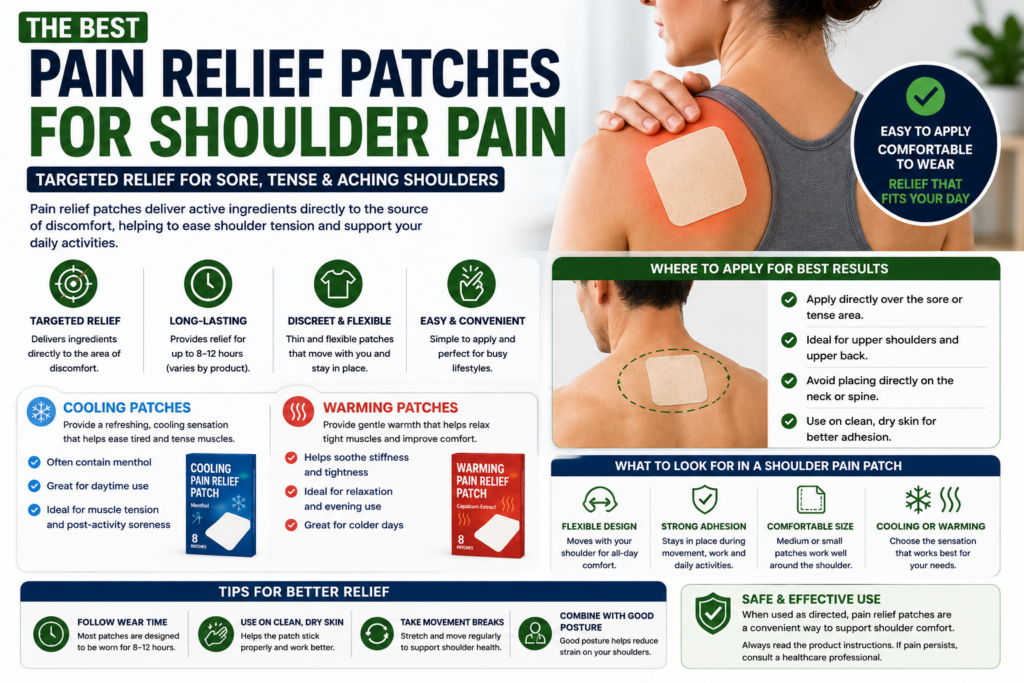 best pain relief patches for shoulder pain
