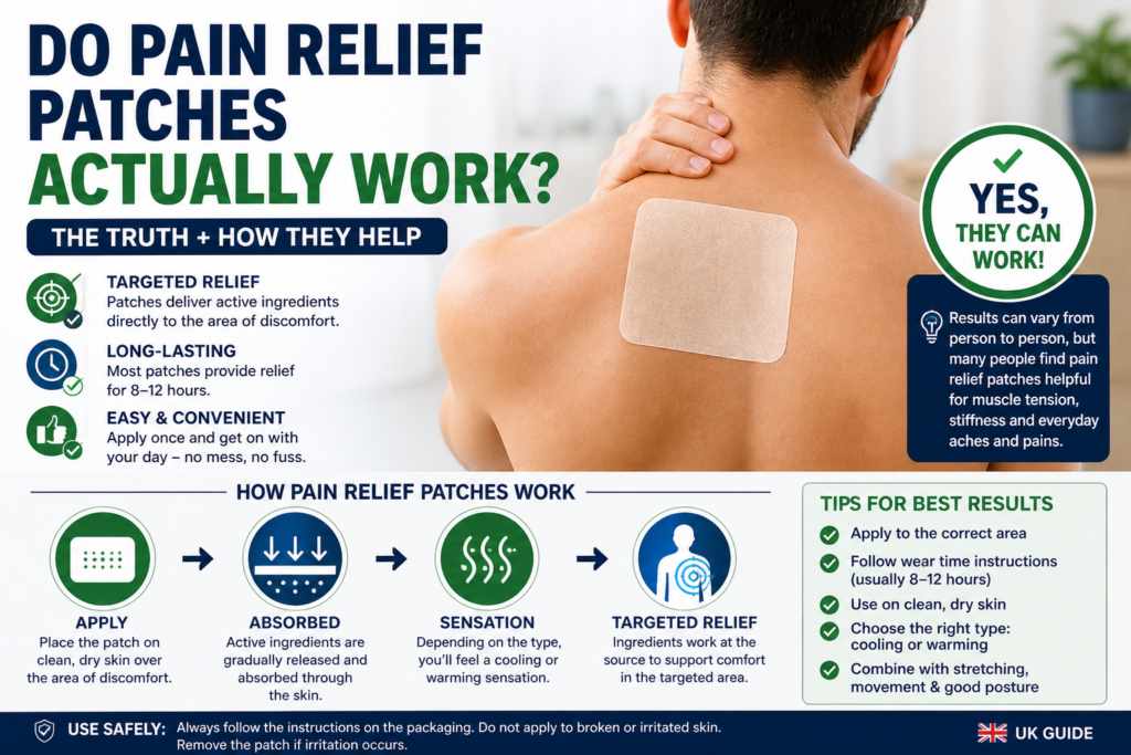 do pain relief patches actually work