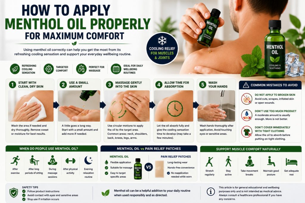 how-to-apply-menthol-oil-properly